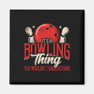 Grappig bowlen, het is een bowling ding dat je nie magneet