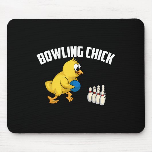 Grappig Bowling Cadeau Vrouwen Schattig Bowling Me Muismat (Voorkant)