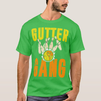 Grappig Bowling Gutter Gang Bowling Team T-shirt