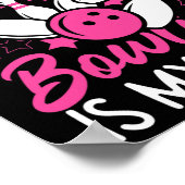 Grappig bowling oma is mijn naam bowling ik poster (Hoek)