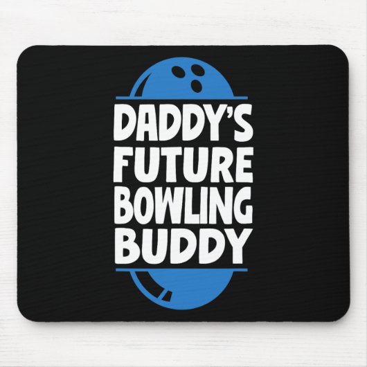 Grappig Bowling Peuter Daddy's Future Bowling Budd Muismat (Voorkant)