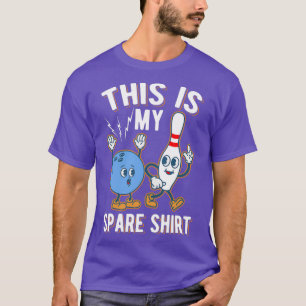 Grappig Bowling Quote Dit is mijn Spare T T-shirt