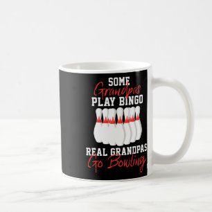 Grappig bowlingcadeau voor opa of papa koffiemok