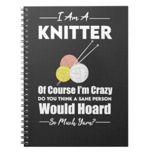 Grappig Breien Accessoires Gift Garens Breister Hu Notitieboek
