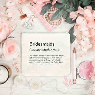 Grappig Bridesmaids definitie bruidsmeisjes voorst Etui