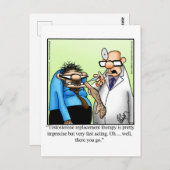 Grappig Briefkaart gewoon omdat (Voorkant / Achterkant)