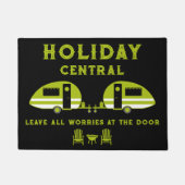 Grappig Brits Caravanning Front Deurmat (Voorkant)