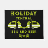 Grappig Brits Caravanning Front Deurmat (Voorkant)