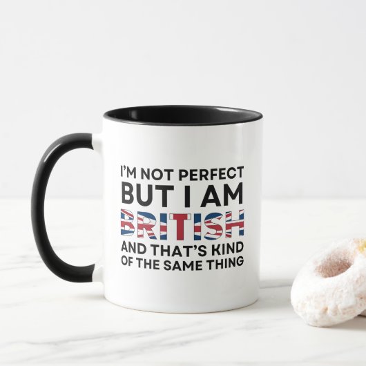 Grappig Brits Mok (Met donut)