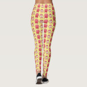 Grappig brood- en tekenfilmfiguren leggings (Achterkant)