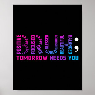 Grappig Bruh Morgen Heeft Je Geestelijke Gezondhei Poster