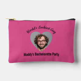 Grappig bruidegom gezicht bruidsfeest etui