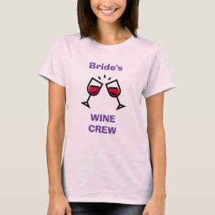 GRAPPIG! Bruids wijnploeg -  (of voeg uw tekst toe T-shirt