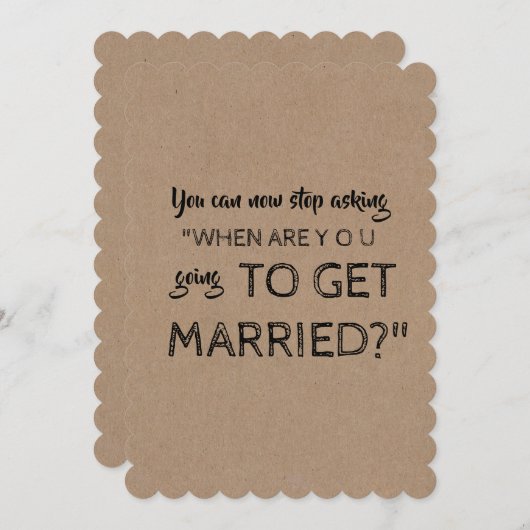 Grappig bruidsmeisje of bruidsmeisje voorstel kaart (Voorkant / Achterkant)