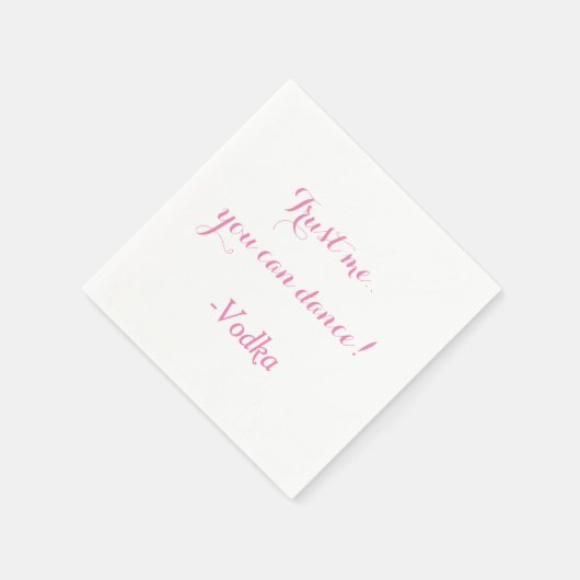 - Grappig bruiloft servet (Hoek)