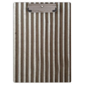 Grappig bruin golfkarton textuur klembord (Voorkant)