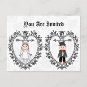 GRAPPIG BUDGET BRUILOFT UITNODIGING (Voorkant)