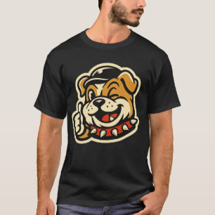 Grappig Bulldog Duim Omhoog T-Shirt - Beste Honden