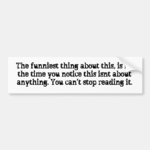 Grappig Bumpersticker