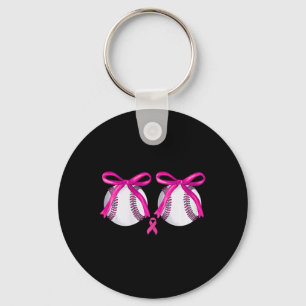 Grappig Bysebyll Borstkanker Bewustzijn Coque Sleutelhanger