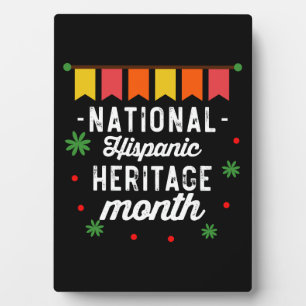 Grappig Cadeau Nationale Hispanics Erfgoed Maand Fotoplaat