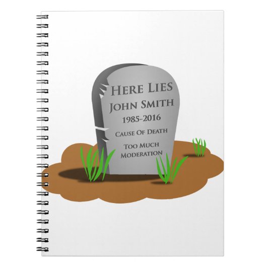 grappig cadeau notitieboek (Voorkant)