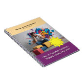 Grappig cadeau - Notitieboek, doet alsof het een b Notitieboek (Rechterzijde)
