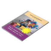 Grappig cadeau - Notitieboek, doet alsof het een b Notitieboek (Linkerzijde)