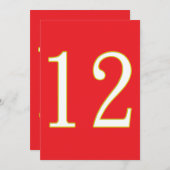 Grappig cadeau voor alle fans speler hebben nummer kaart (Voorkant / Achterkant)