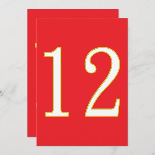 Grappig cadeau voor alle fans speler hebben nummer kaart (Voorkant / Achterkant)