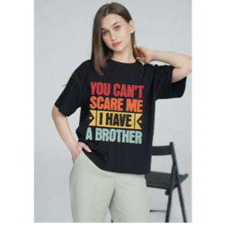 Grappig cadeau voor broer of zus Retro vintage voo Tri-Blend Shirt