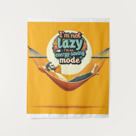 Grappig cadeau voor Lazy People Design Wandkleed