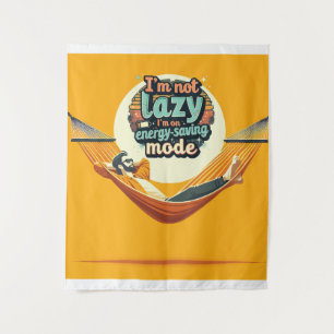 Grappig cadeau voor Lazy People Design Wandkleed