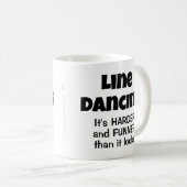 Grappig cadeau voor Line Dancers Line Dancing Funn Koffiemok (Voorkant rechts)