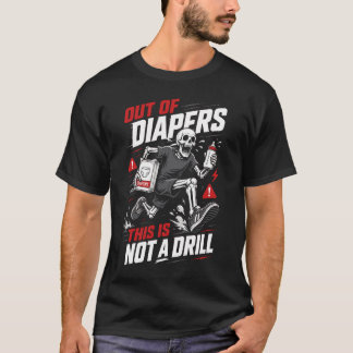 Grappig Cadeau voor Nieuwe Vader Baby Shower T-shirt