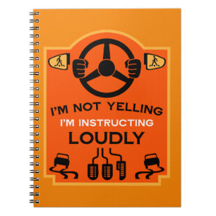Grappig cadeau voor rijinstructeur notitieboek