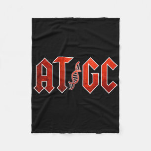 Grappig cadeau voor wetenschapsleraar Dna Atgc T-s Fleece Deken