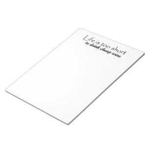 Grappig cadeautjes, cadeautjes wijn citeren grote notitieblok