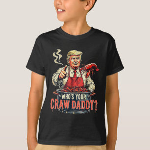 Grappig Cajun Kook Vis en zeevruchten Shirt Whos Y