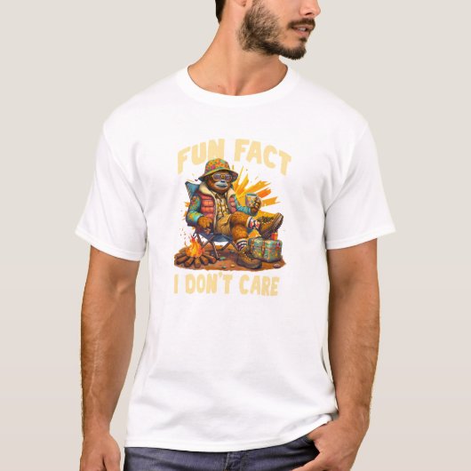 Grappig Camping Beer Shirt (Voorkant)