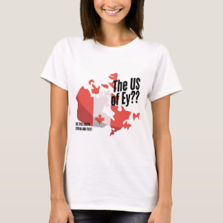 Grappig Canadees trots T-shirt. Canada kaart prote T-shirt