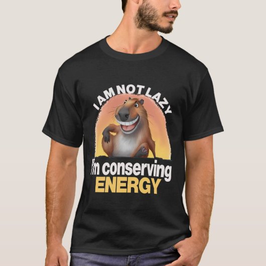 Grappig Capybara-Shirt T-shirt (Voorkant)
