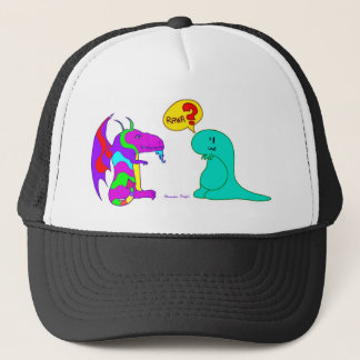 Grappig Cartoon Dinos Cute Dinosaur Dragon Rawr? Trucker Pet
