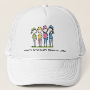 Grappig Cartoon Golf Pet – Ladies League Edition