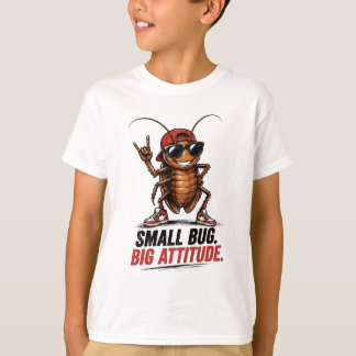 Grappig Cartoon Kakkerlak Jongens T-Shirt | Cool K