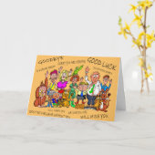 Grappig Cartoon karikaturen van mensen die een kaa Kaart (Gele Bloem)