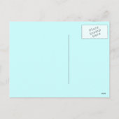 Grappig Cartoon met Kerstmis. Feestdagenkaart (Achterkant)