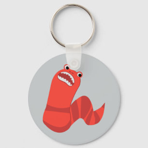 Grappig Cartoon Mongolian Death Worm Sleutelhanger