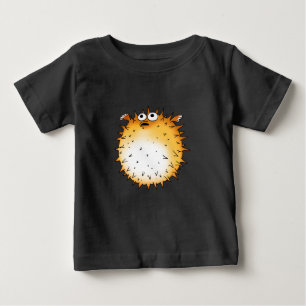 Grappig Cartoon Puffer Fish Design