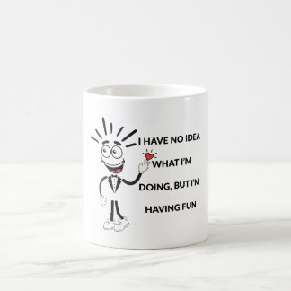 Grappig Cartoon T-Shirt Koffiemok